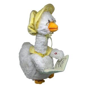 Cuddle Barn Mother Goose Talking Animated Plush Toy Nursery Rhymes Storyteller